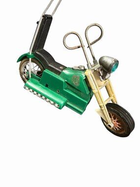 Vintage Hasbro Scream N Demon Copper Motorcycle Battery Powered 1960s-1970s
